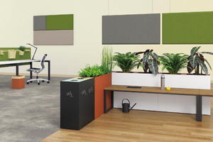 poubelle de bureau